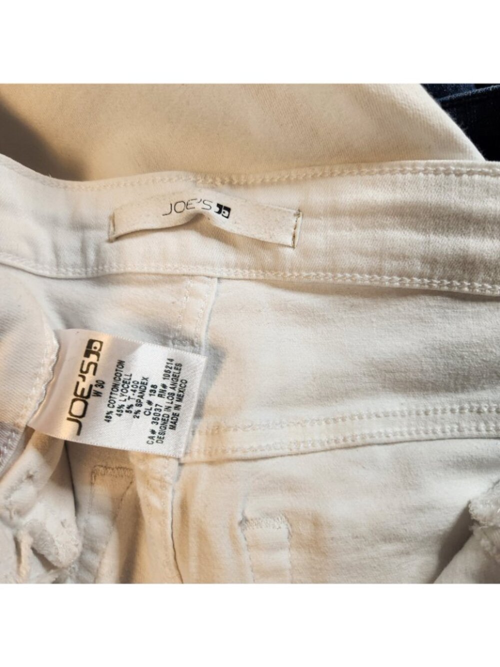 Joes Jeans JJ White Skinny Mid Rise Denim Blue Jeans Size 4 SMALL 30 W x 27 I - Picture 8 of 8